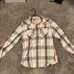 Hollister long sleeve button up